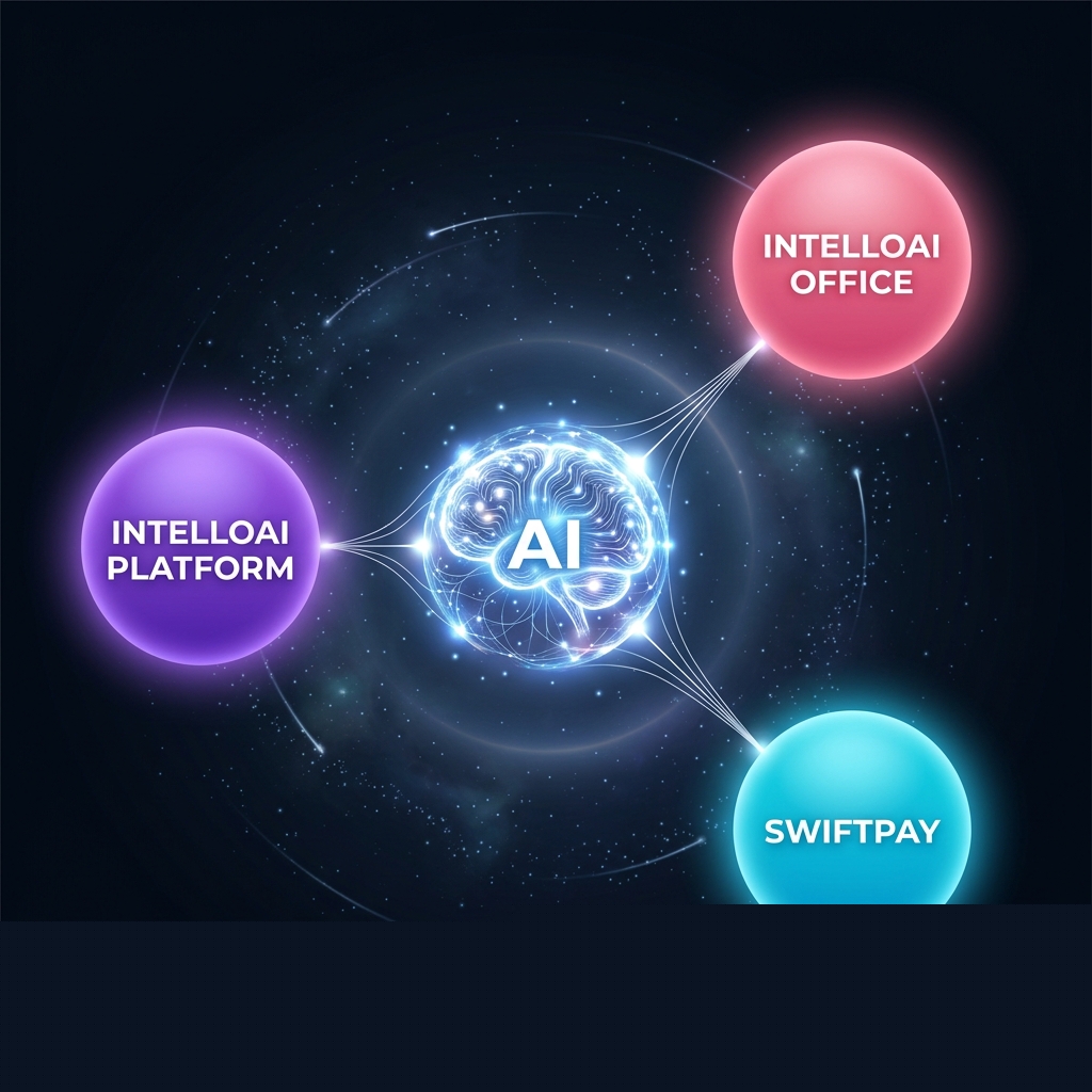IntelloAI Vision - How all projects connect